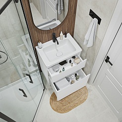 Vivon Тумба под раковину Shelly 60 белая матовая – фотография-3